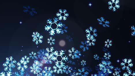 snow flake loop animation