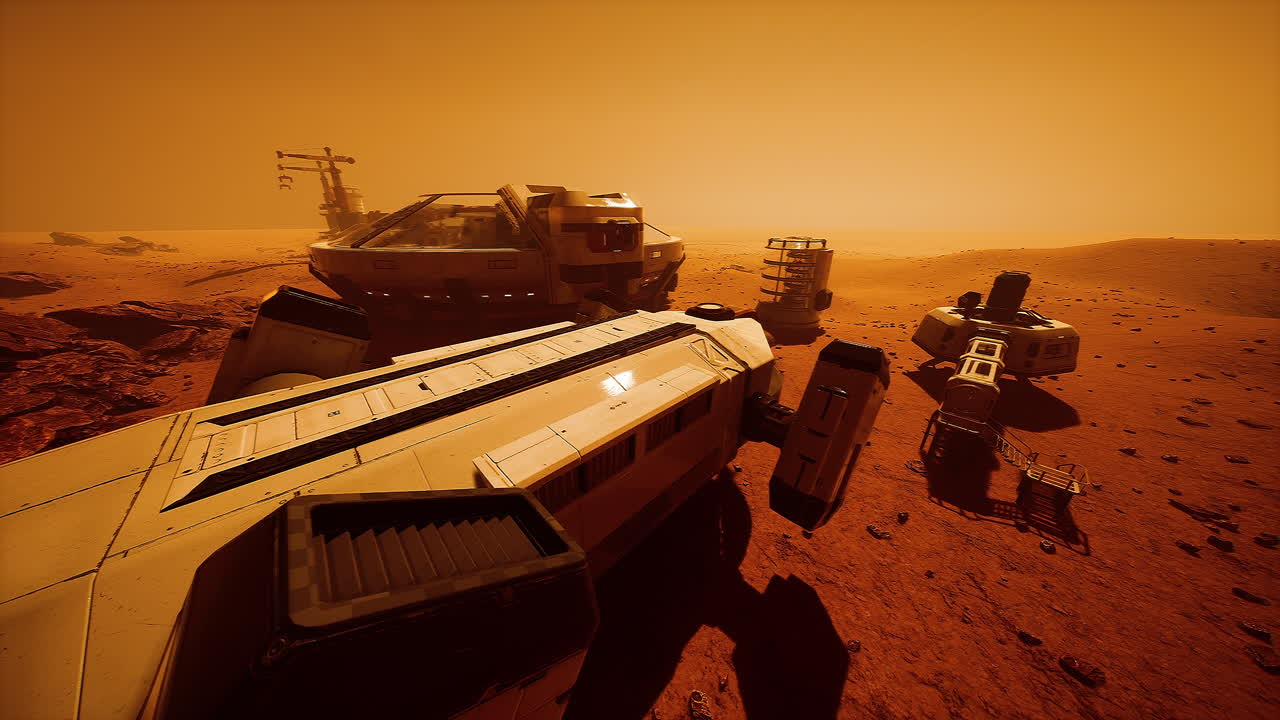 Abandoned Mars Colony