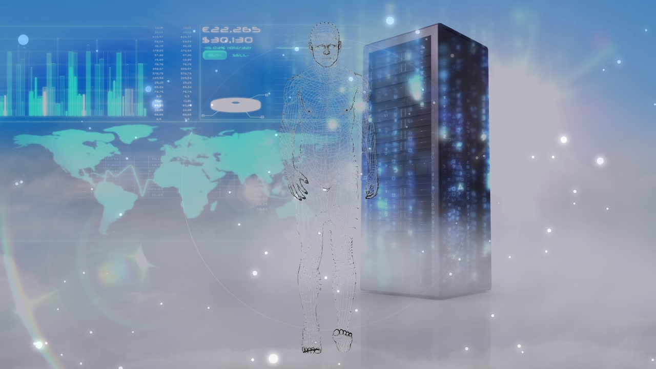 서버를 통해 데이터 처리 및 모양의 애니메이션