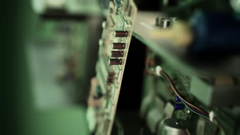 Close-up of Electronic Circuit Board