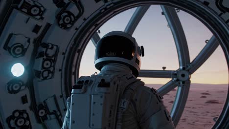 astronaut on a space mission