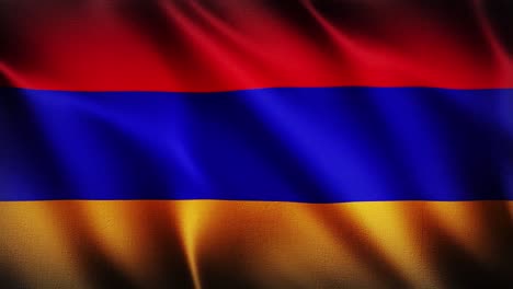 flag of armenia waving background