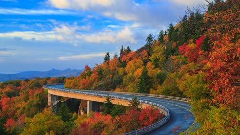 linn cove viaduct blue ridge parkway romantic asheville time lapse