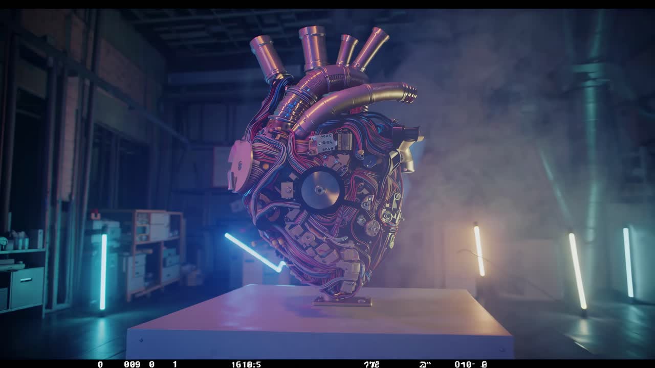 Mechanical Heart Art Installation