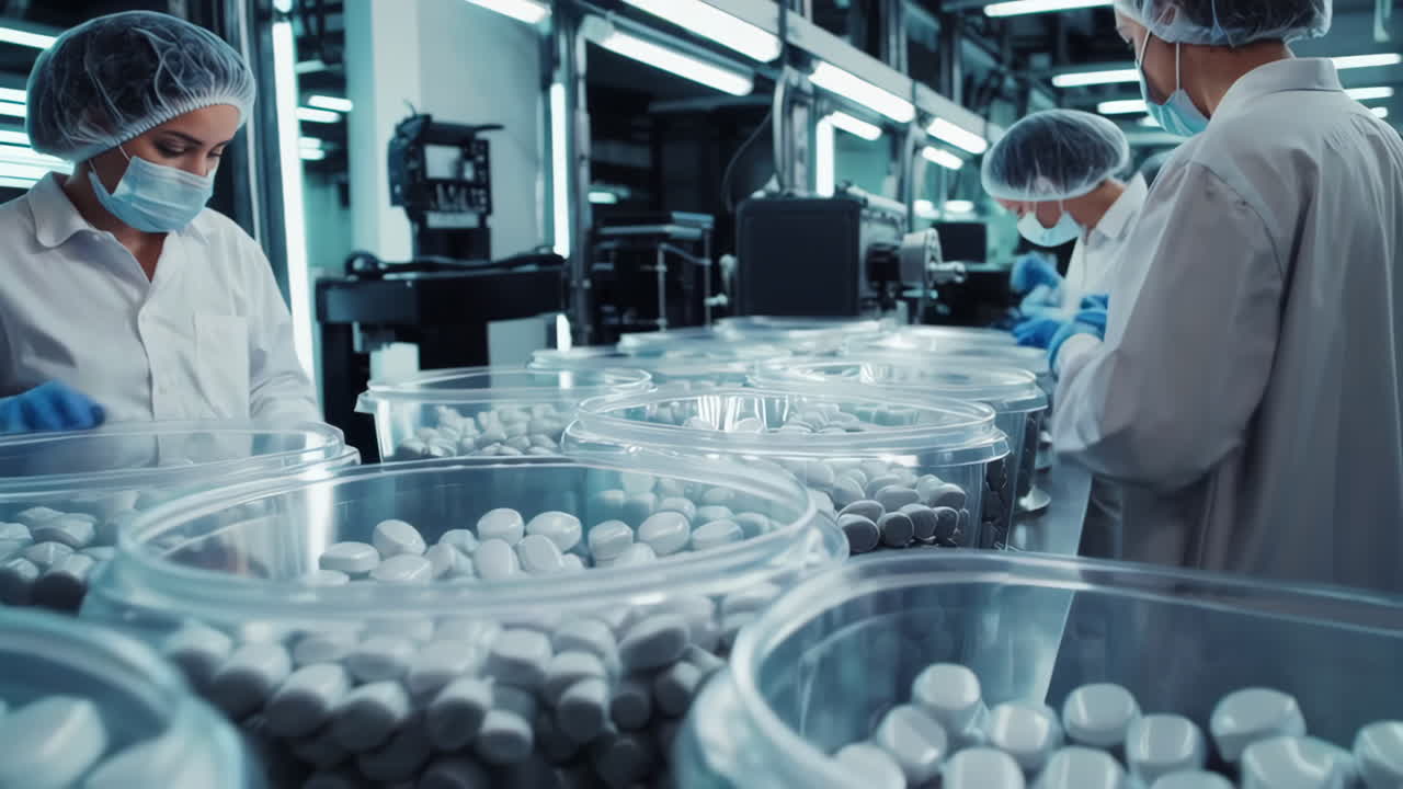 의약품 생산 라인