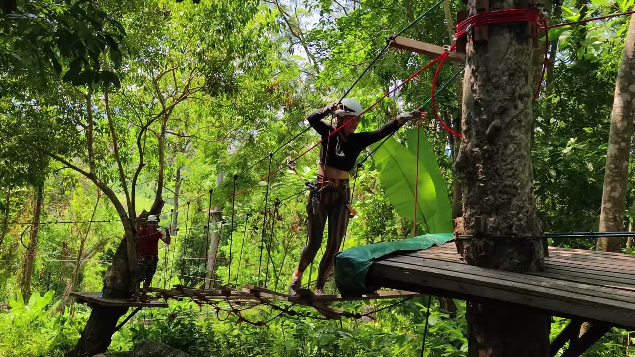 Adventure in the Forest Rope Course