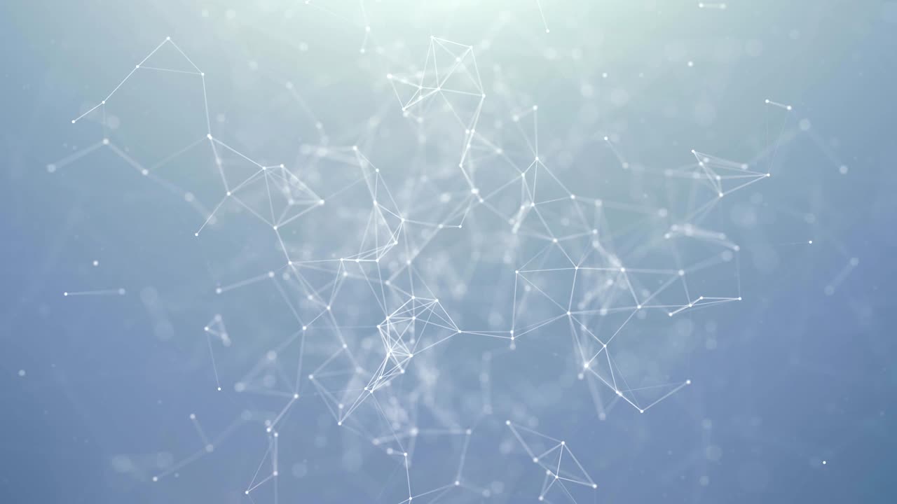 Geometric abstract background with connected line and dots.