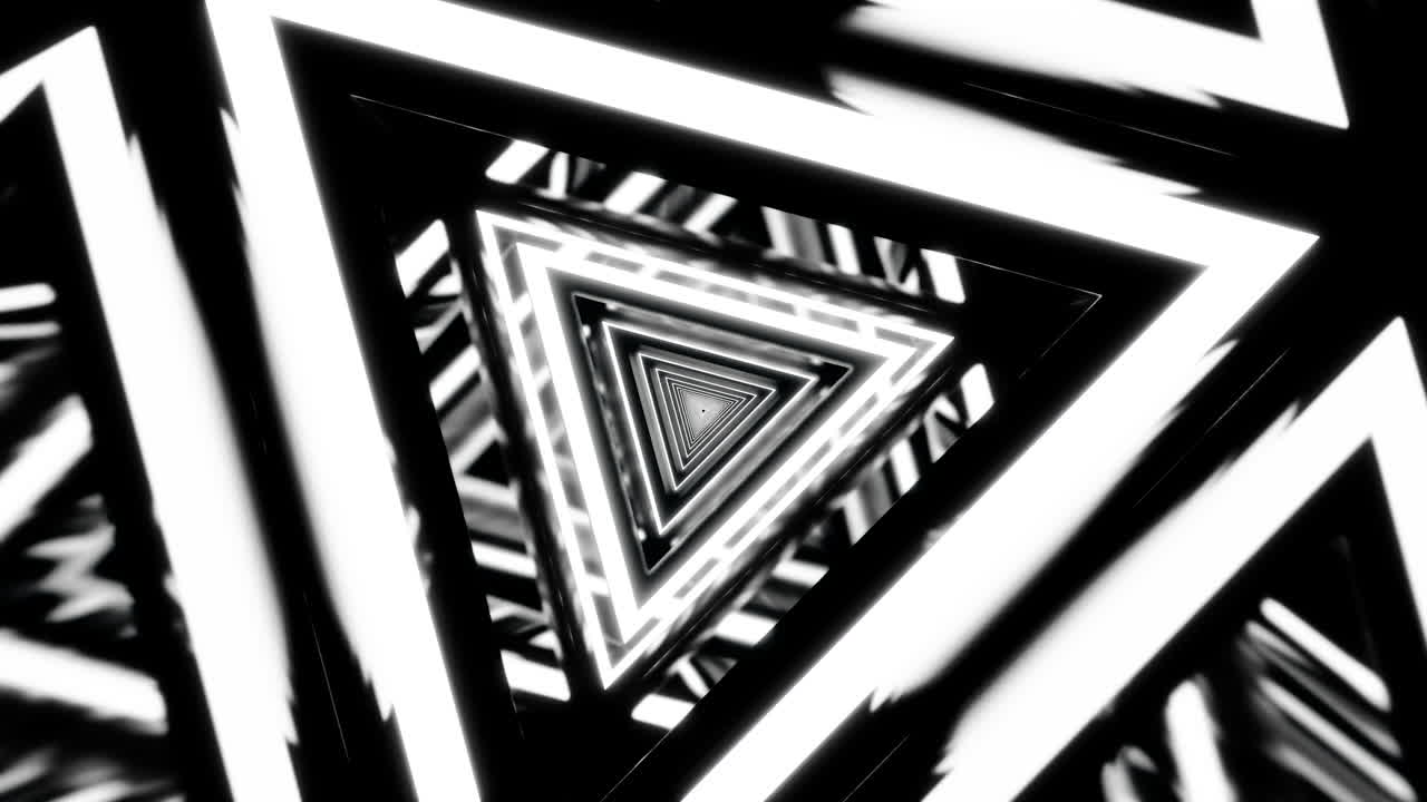 túnel triangular abstracto