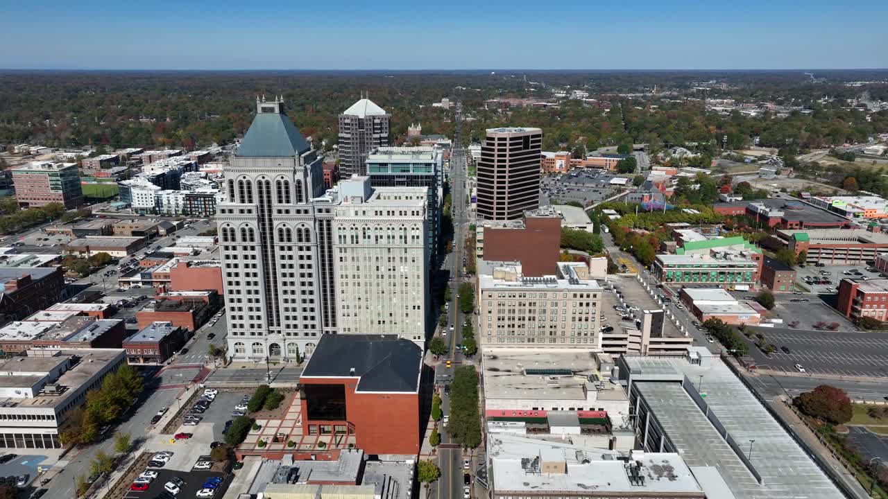 Greensboro skyline