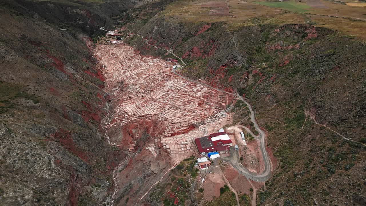 disfruta de la majestuosidad de las llanuras de sal en esta vista panorámica desde arriba
