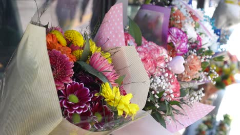 flower shop in istanbul, flower display for selling at street shop