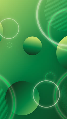 Motion-Graphic-of-Geometric-background-with-green-shapes