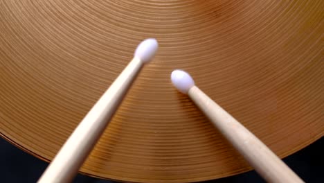 drum stick playing hi-hat