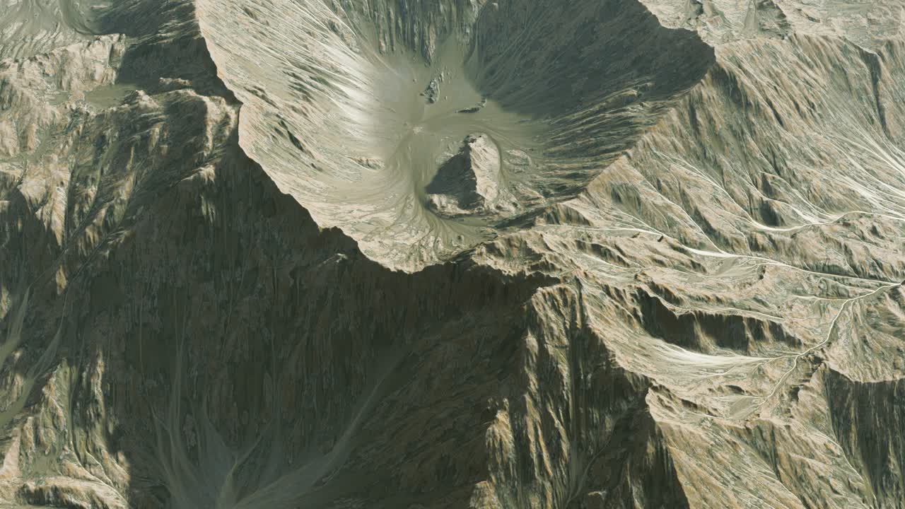 vista del paisaje del planeta alienígena