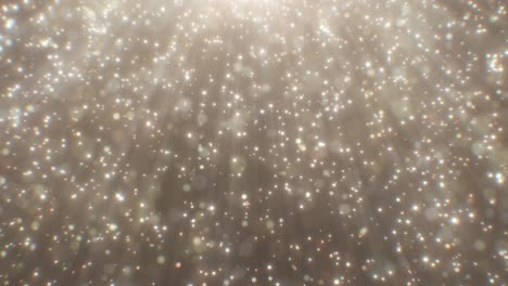 el brillo del oro, el polvo, el bokeh, las partículas, la lluvia que cae, el brillo, el resplandor de la lluvia, la animación de fondo de movimiento de bucle vj sin costuras de 4k.