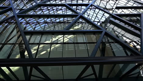 modern glass and metal geometric architecture