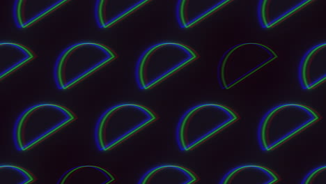 Seamless-neon-moon-pattern-with-glitch-effect-on-black-gradient