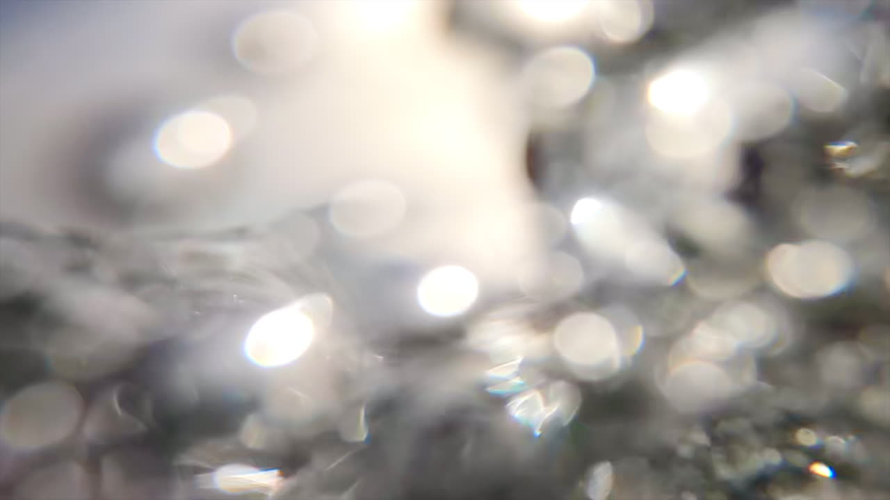 View of the waves and bubbles of the sea