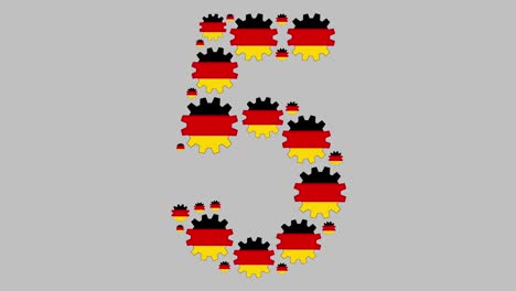 german number five