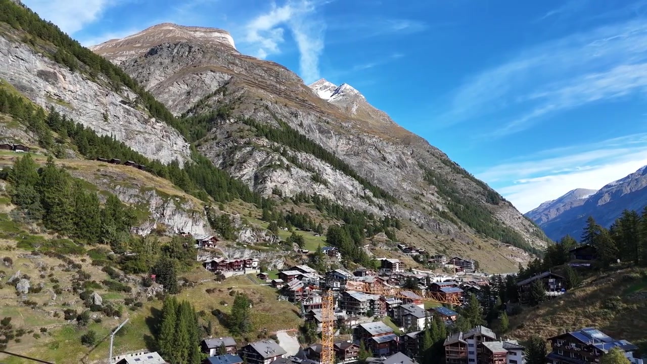 Zermatt, Svizzera e le montagne circostanti