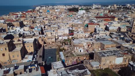 city akko, israel, aerial view