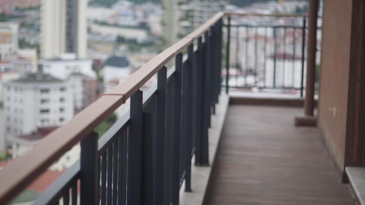 Balcony with City View