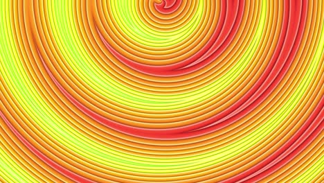 colores del arco iris rayas abstractas, fondo en 4k con pintura brillante brillante animación sin costuras suave con color gradiente líneas curvas 17
