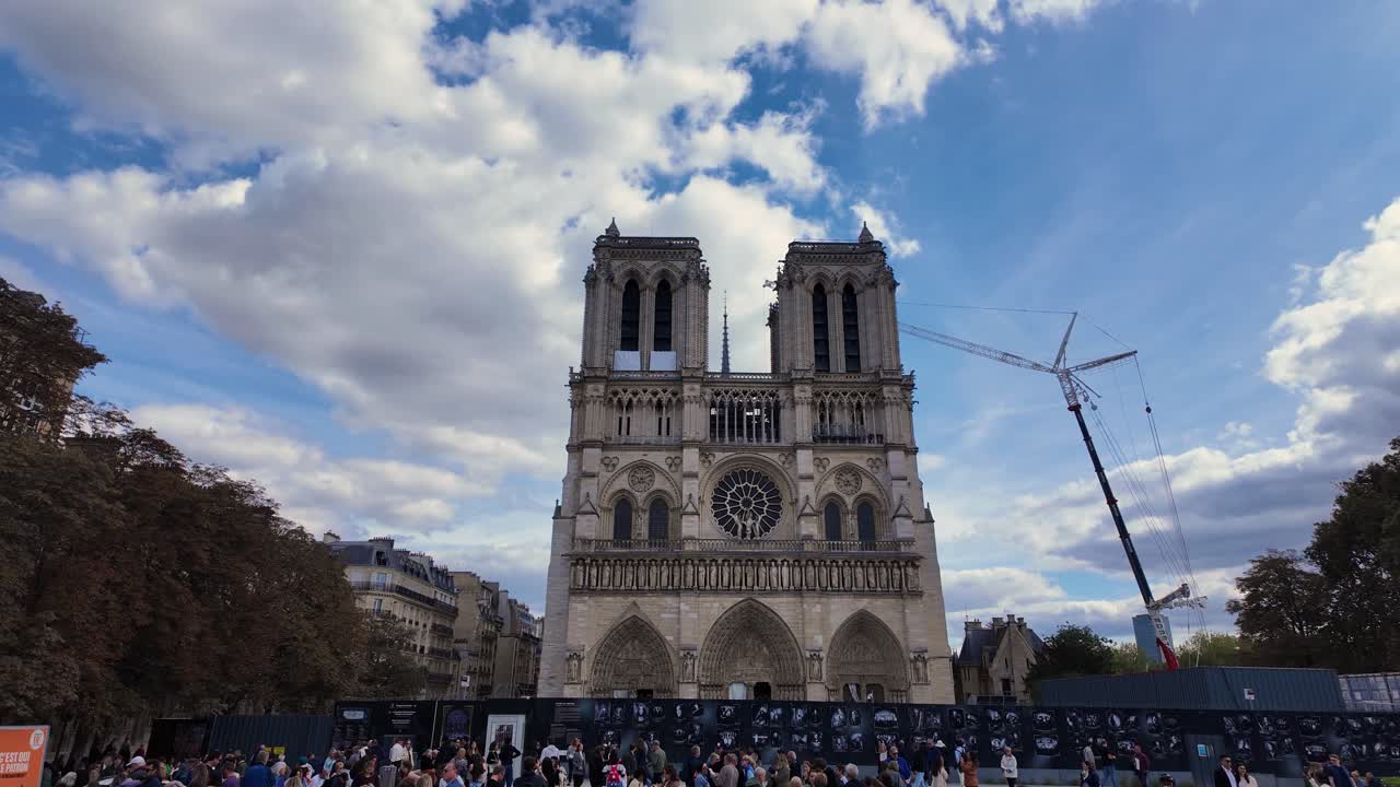Notre-Dame de Paris Cathedral in France landmark medieval Catholic church