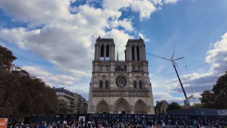 notre-dame de paris cathedral in france landmark medieval catholic church