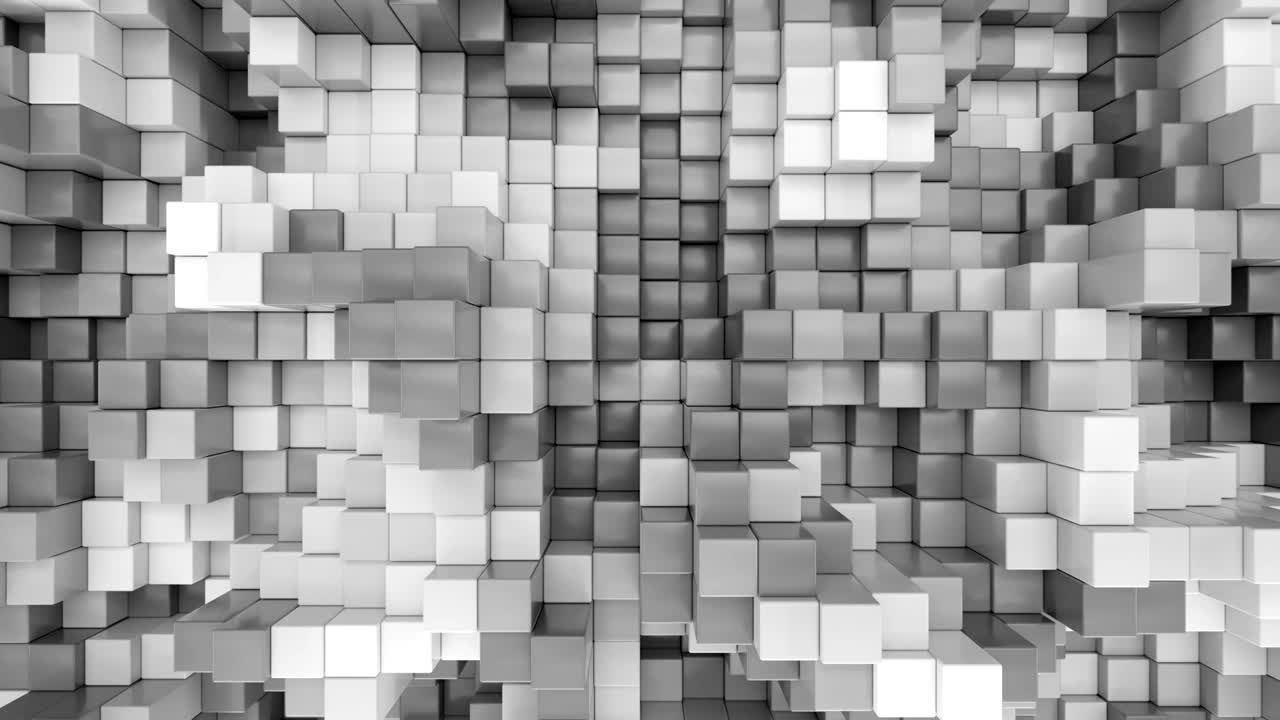 4K Color Changing Cube Surface.