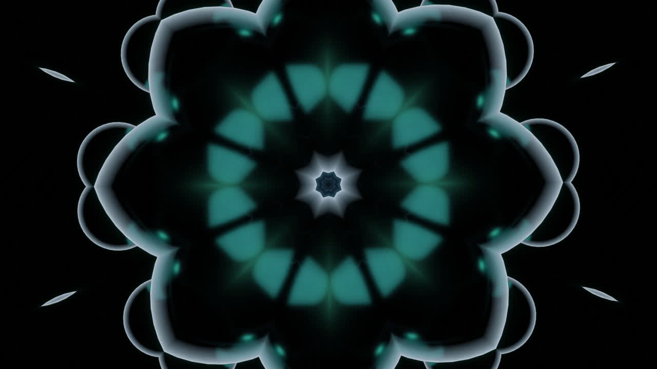 abstracto patrón de caleidoscopio brillante