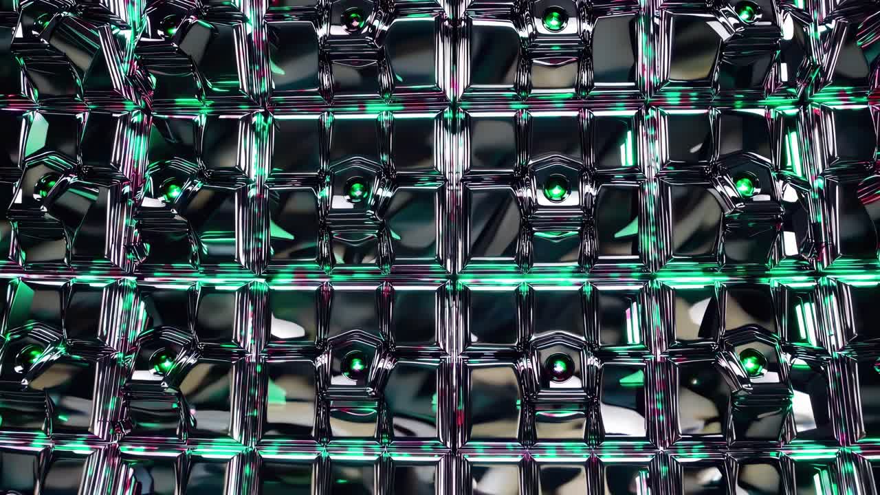 추상적인 미래의 기하학적 패턴