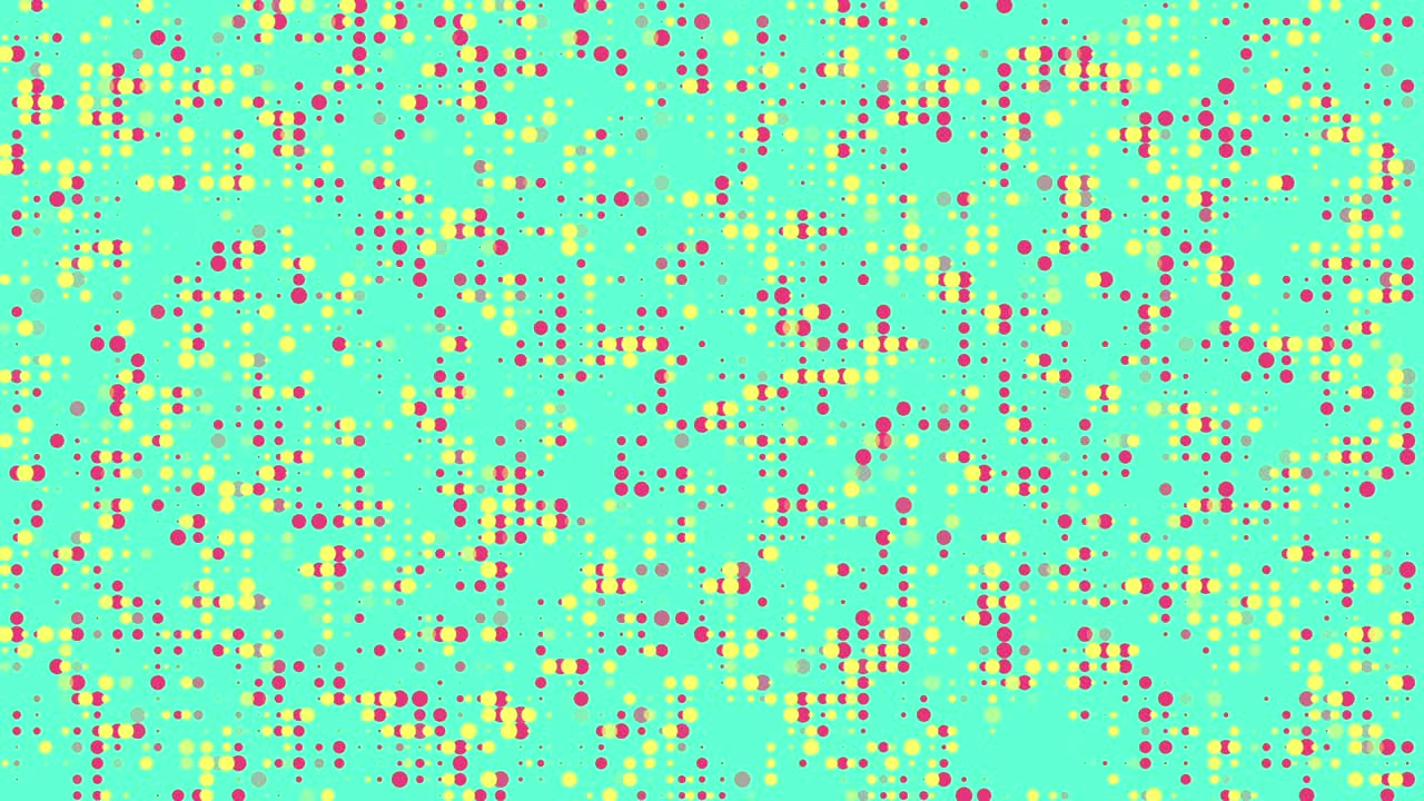 Abstract Dot Animation Seamless Loop with Pastel Color Style