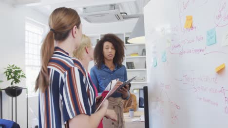 Colleagues-working-with-a-board