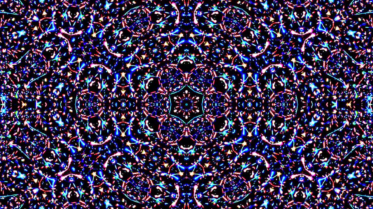 luz abstracta brillante que gobierna el color completo, caleidoscopio
