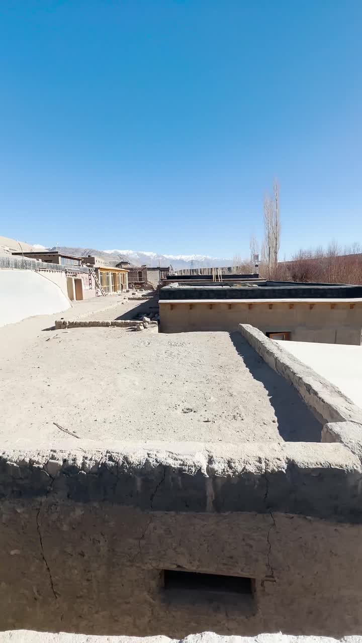 view of the city of Leh Ladakh valley