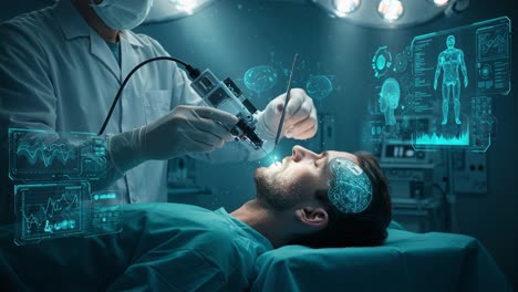 robotic surgery with augmented reality visualization