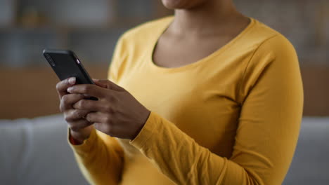 woman using a smartphone