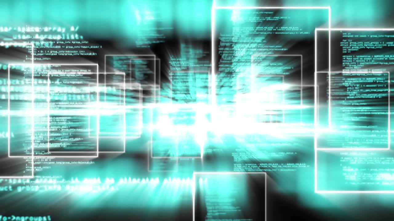 화면을 통해 데이터 처리의 애니메이션