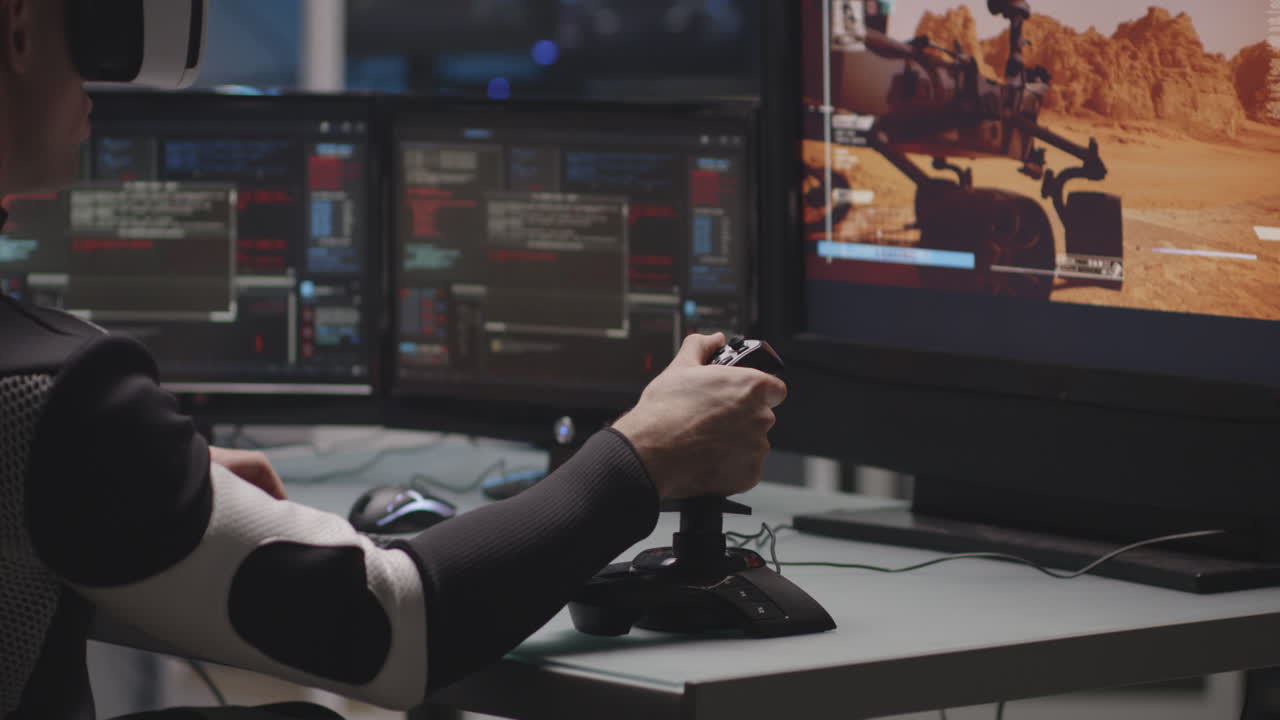 Virtual Reality Mars Rover Simulation