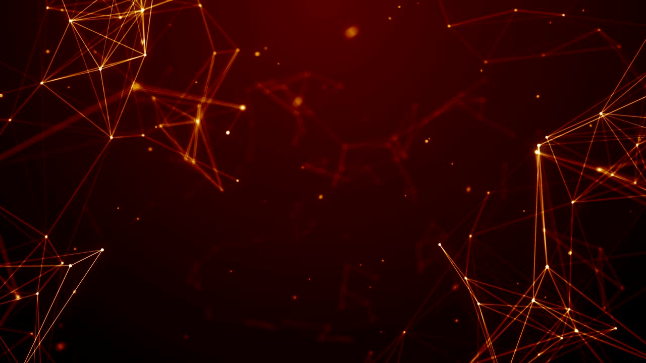 plexo red abstracta ciclo de fondo de ciencia de tecnología blanca