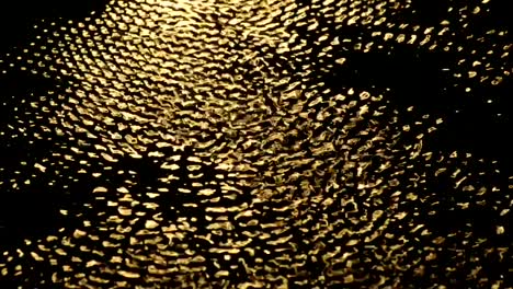 crazy stuff, these animated golden cobble stones - an all natural abstractvideoclip