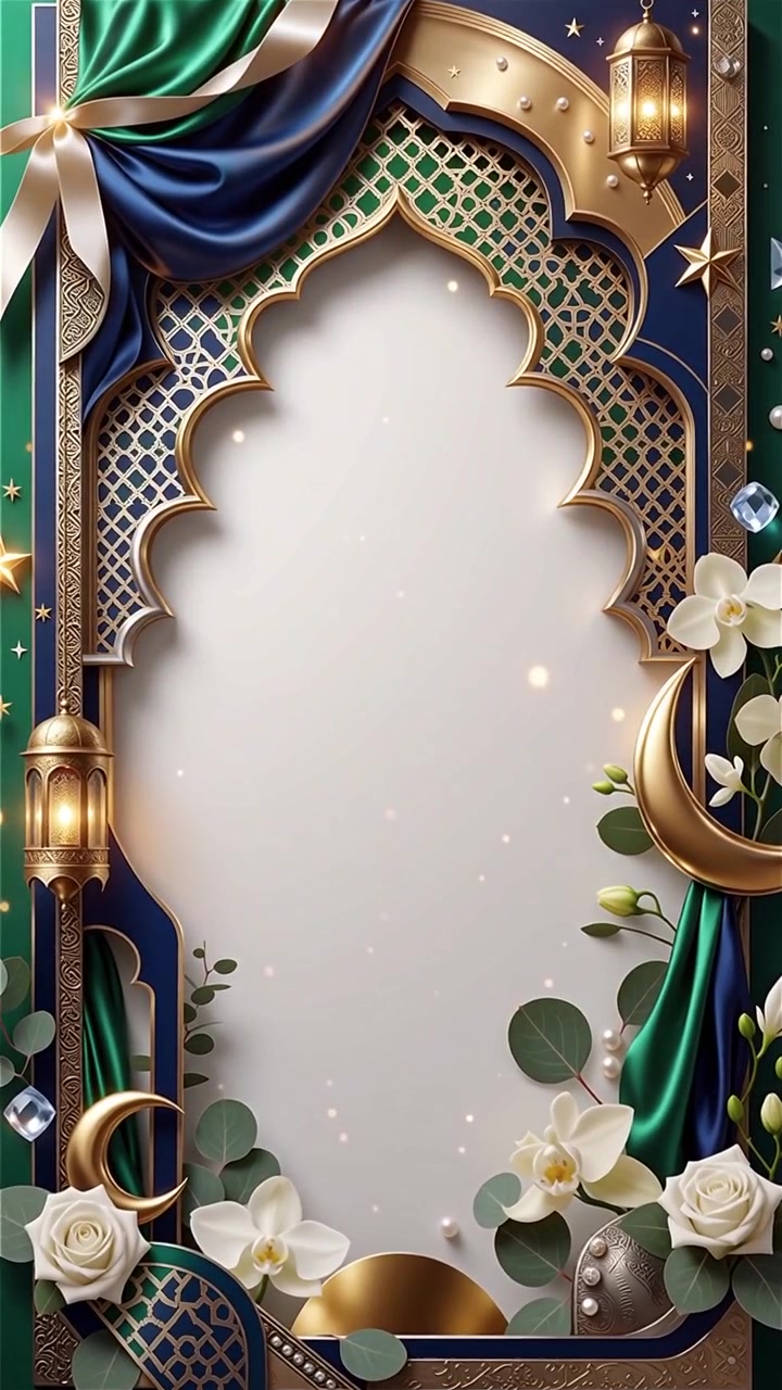 Compleanno del Profeta Maometto Mawlid al-Nabi Sfondo Islamico