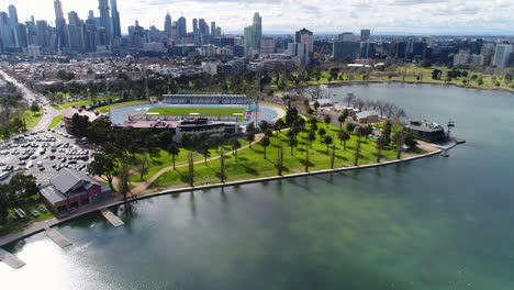 reveal melbourne city and albert park lake