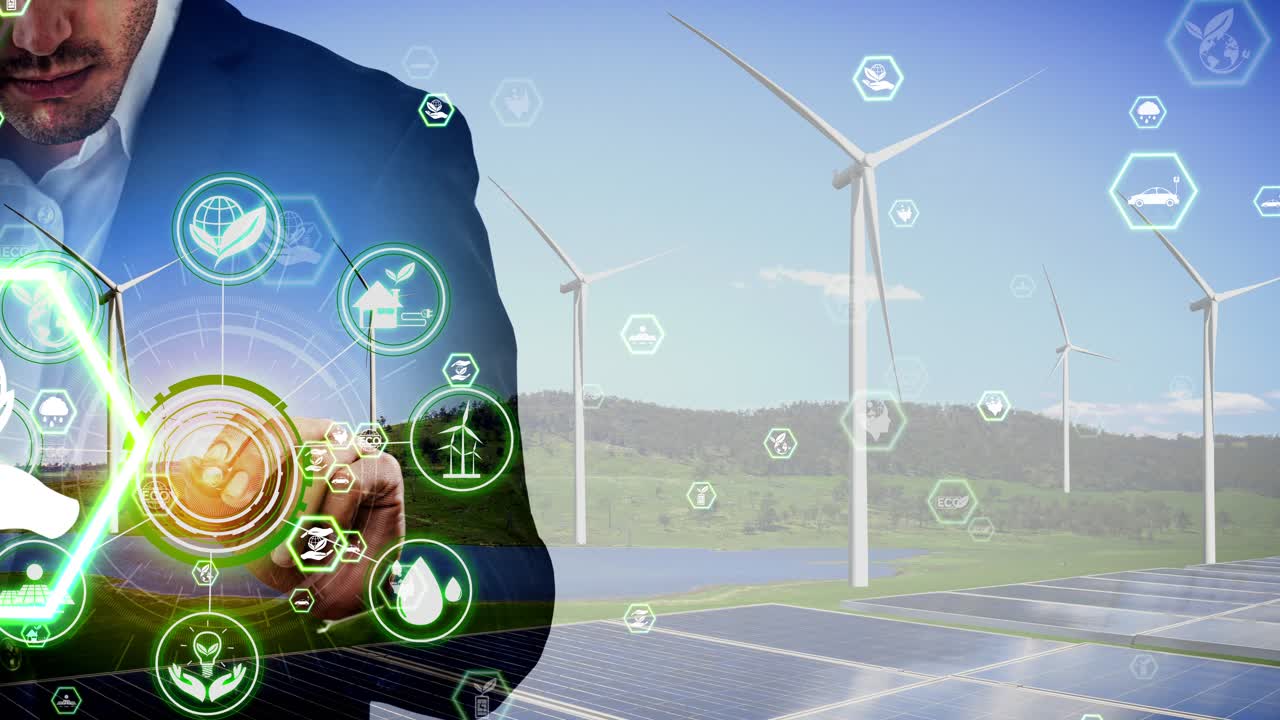 개념적 환경 보존과 지속 가능한 esg 개발