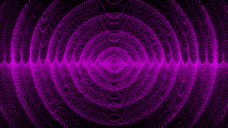 patrón de forma de punto de color rosa animación gráficos de movimiento