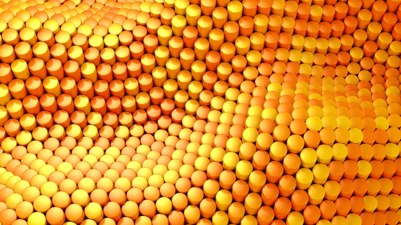 los cilindros formaron una onda