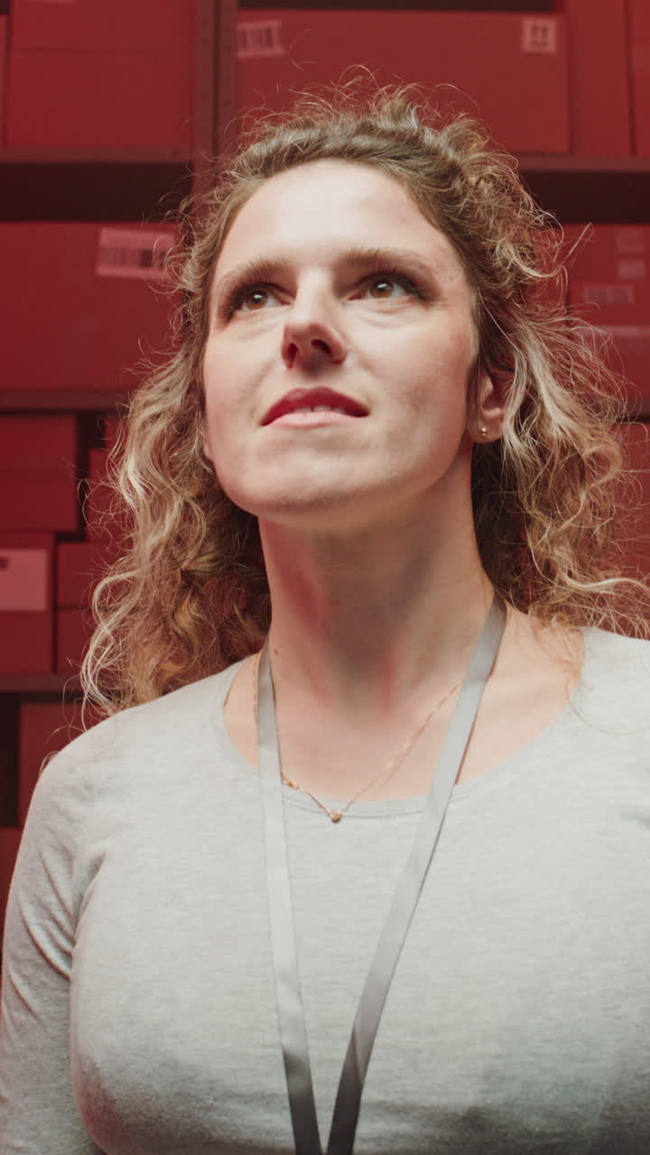 trabalhadora de armazém