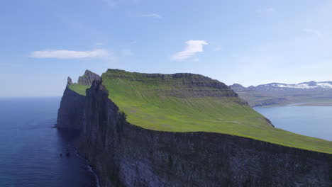 vista del avión no tripulado de hornstrandir