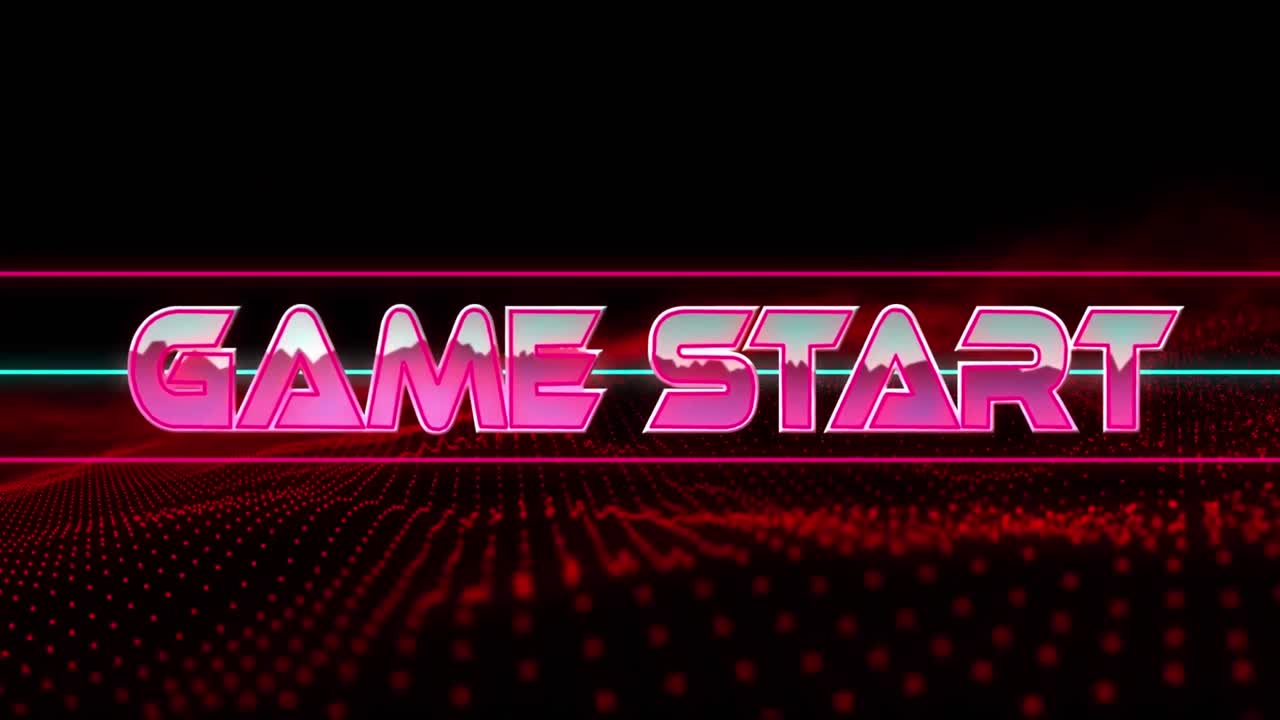 animación del juego animación caleidoscópico fondo rojo